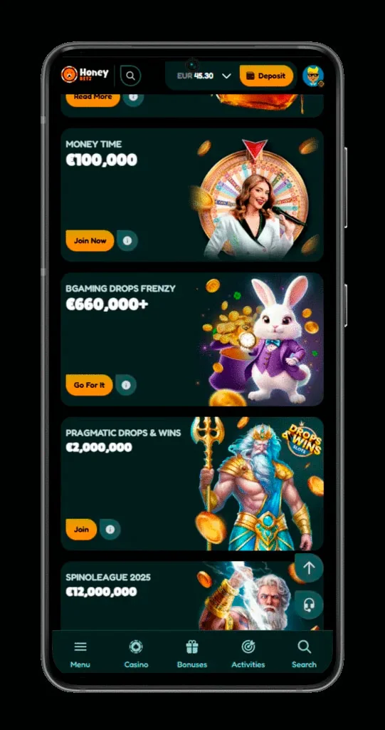 HoneyBetz Casino app 2 541x1024